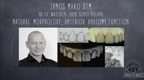 Janos Mako - Naturalna morfologia , funkcja i estetyka zębów przednichednich